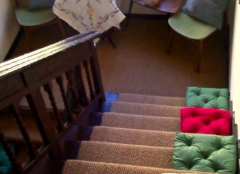Auf halber Treppe